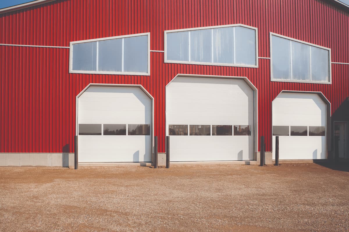 Wayne Dalton Thermospan 200 White commercial insulated sectional doors
