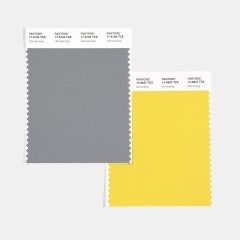 color swatches gray and yellow