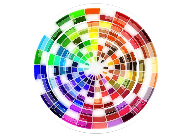 custom painted garage door color wheel