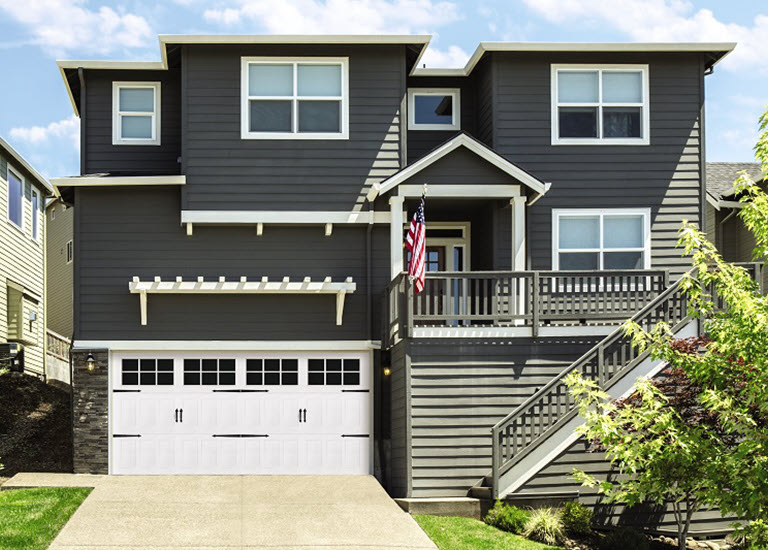 designer steel garage doors