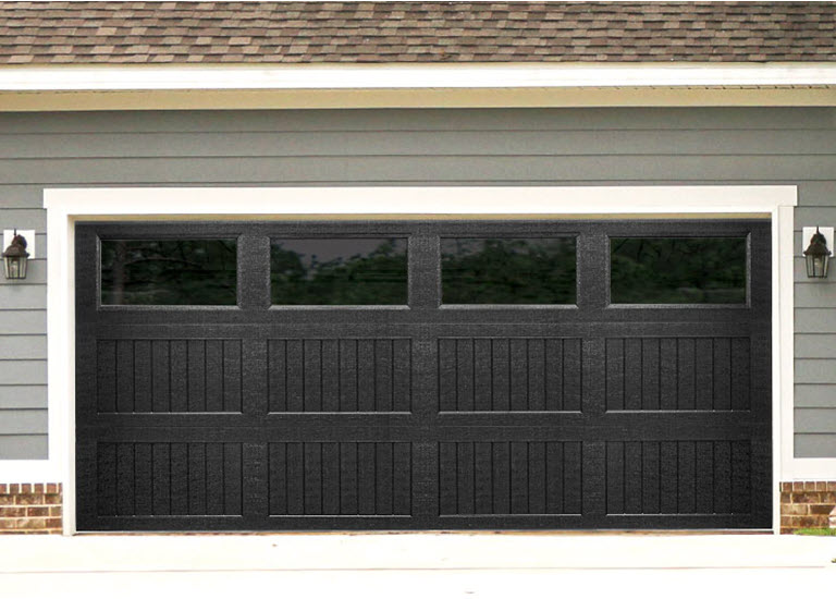 designer steel wood garage door