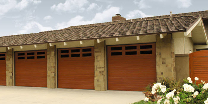 fiberglass garage doors that look like wood