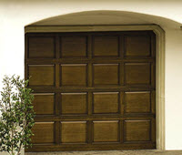 Raised Panel Wood Garage Door