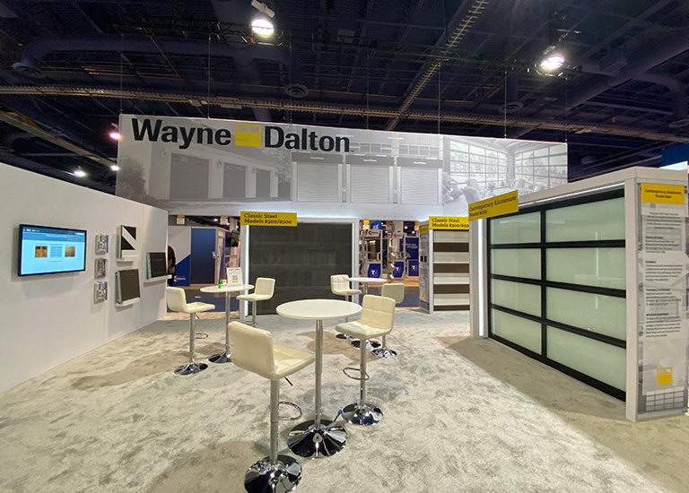 2024 international door association expo wayne dalton booth