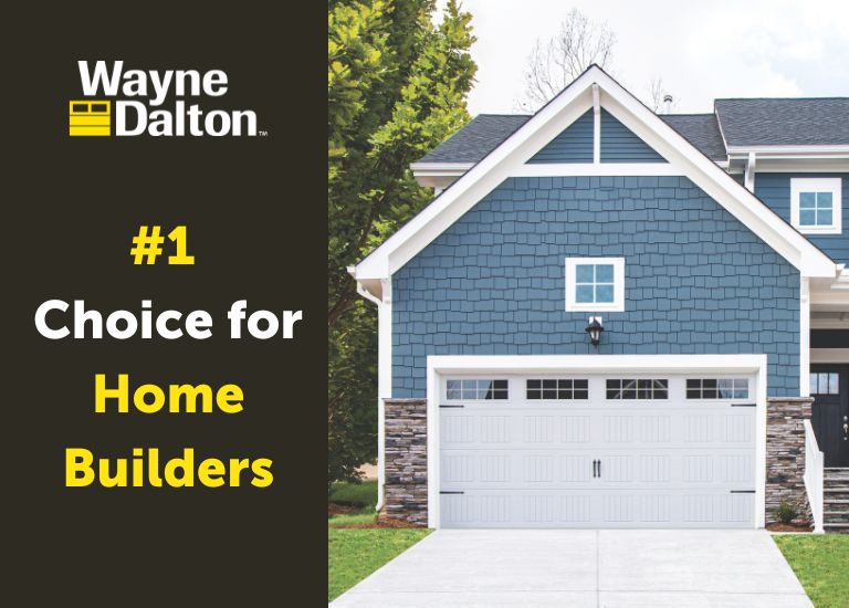 home builders top choice white garage door wayne dalton 9100