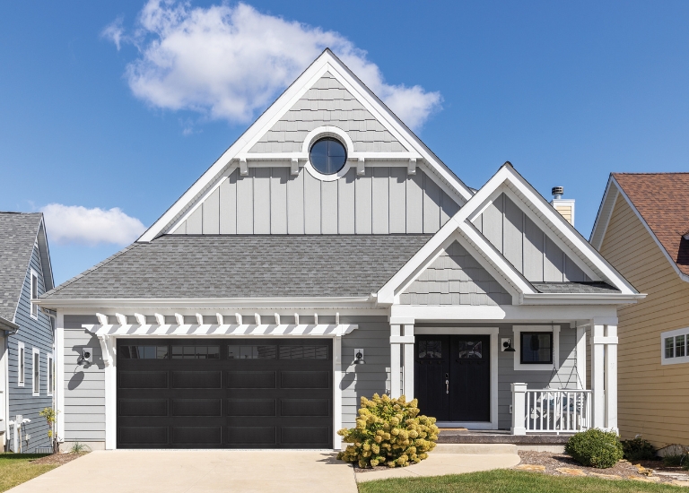 cool chemistry black garage door model 8000