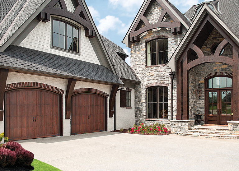 custom wood garage doors