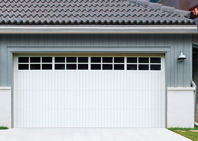 flush wood garage door