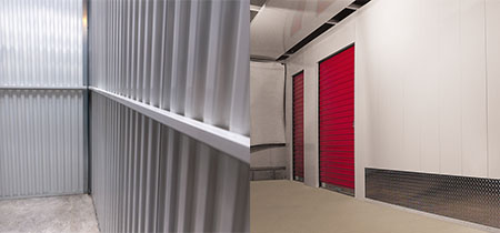self storage wall divider and wall panels