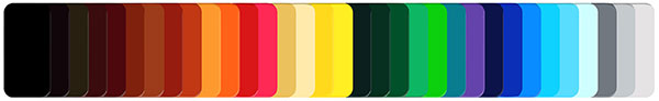 Custom RAL garage door paint colors