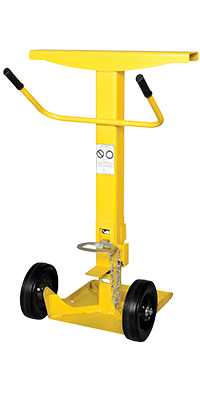 yellow trailer stand dock accessory