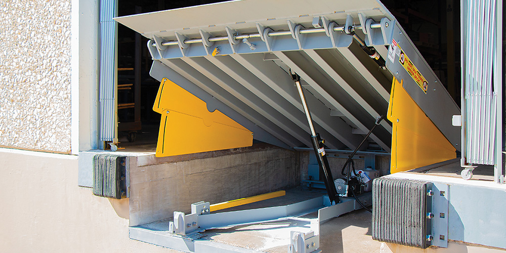 hydraulic-pit-leveler-up-front hydraulic pit leveler dock equipment