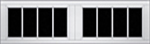8 squared top window