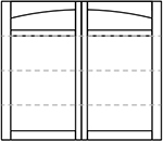 arch-arlington-8600 garage door panel