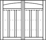 arch brunswick garage door