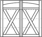 arch lexington garage door