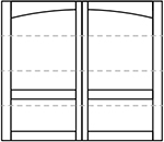 arch richmond garage door