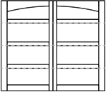 arch westfield garage door