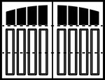 3-Section Arched
