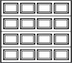 steel garage door colonial panel 8024-8124