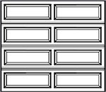 steel garage door ranch panel 8024-8124