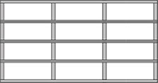 Over 12 ft. Wide (4 panel) 8800