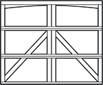 9700 charleston panel 9700 charleston garage door panel
