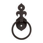 fleur-de-lis garage door knocker