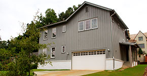 ranch-country-home-40-series Ranch Style Home with Wood Garage Door