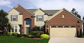 traditional-home-8100-ranch Traditional Style Home with Steel Garage Door