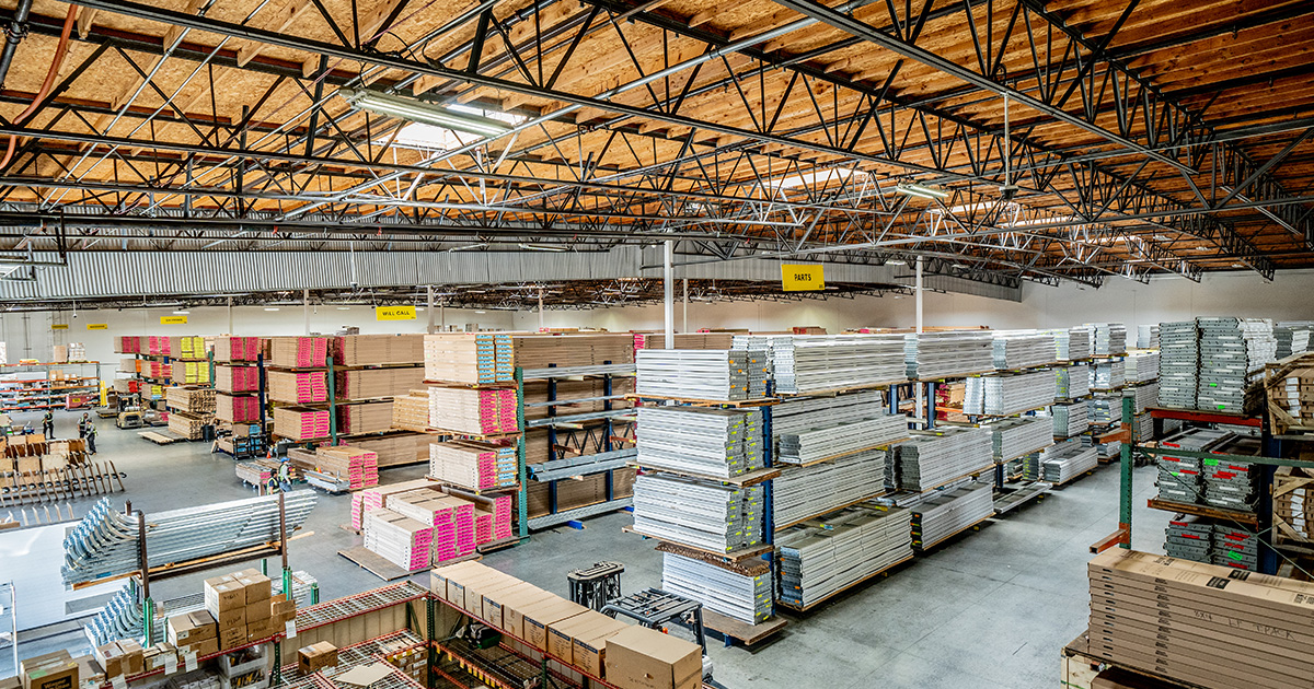 wayne dalton sales center of chino inside warehouse