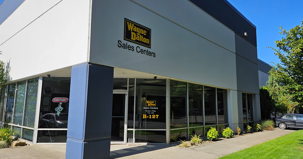 outside of wayne dalton sales center of seattle
