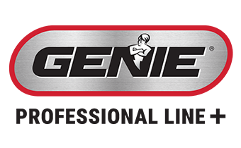 genie opener brand logo that says professional line under it