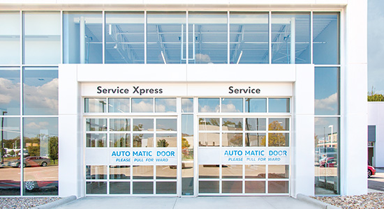 aluminum commercial door