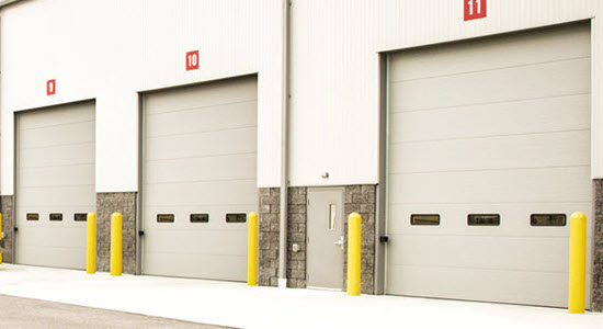 Sectional Doors on Warehouse