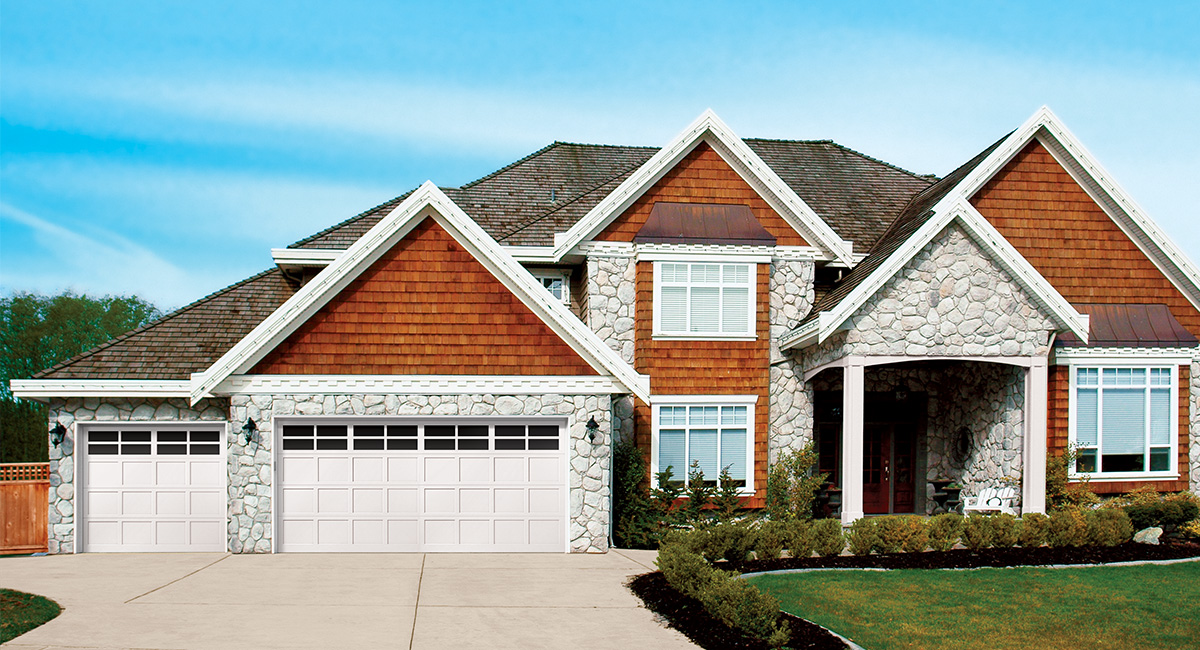 Colonial Style Wood Garage Doors