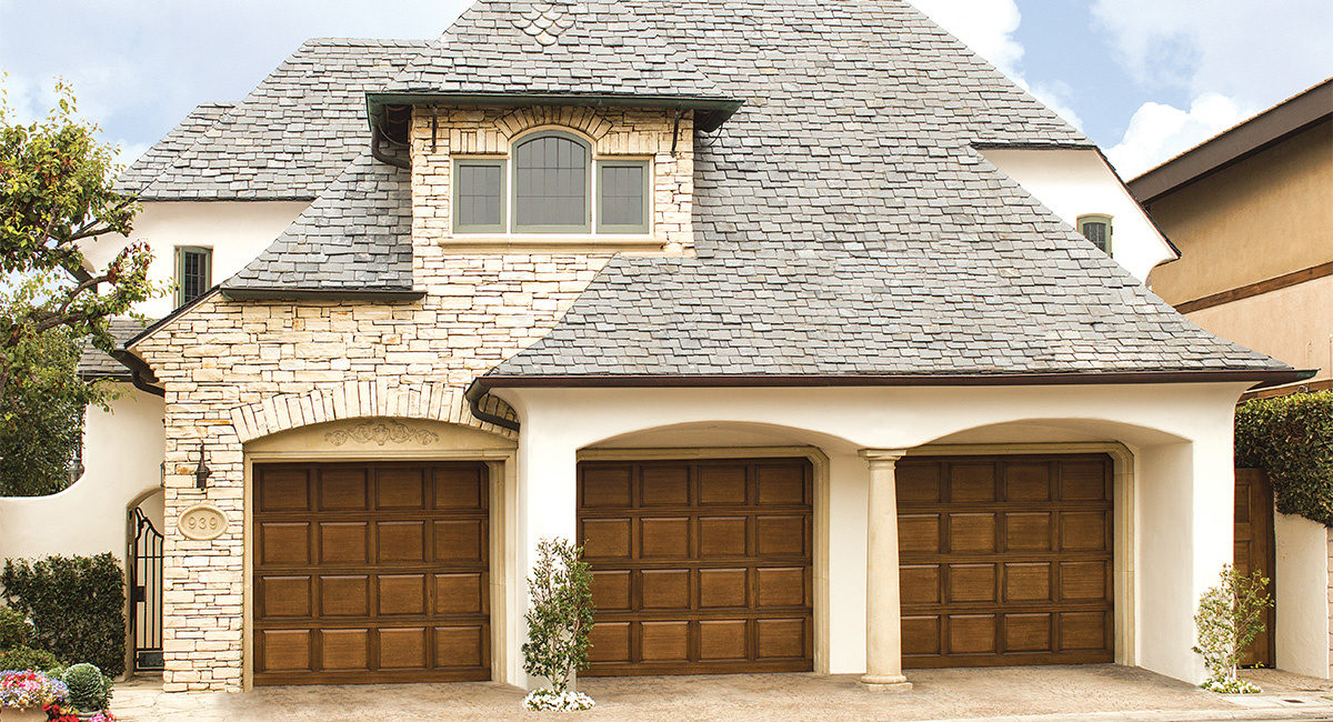 Raised Panel Wood Garage Doors