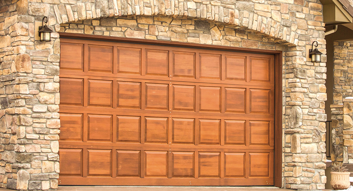 Raised Panel Wood Garage Doors