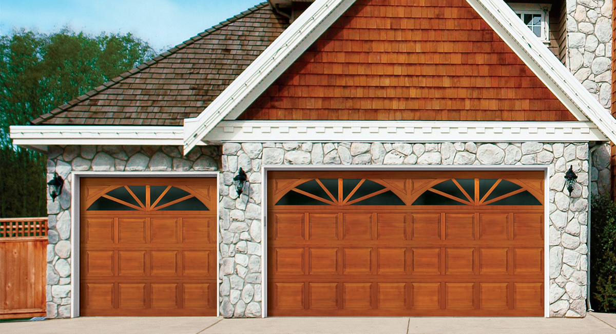 Raised Panel Wood Garage Doors