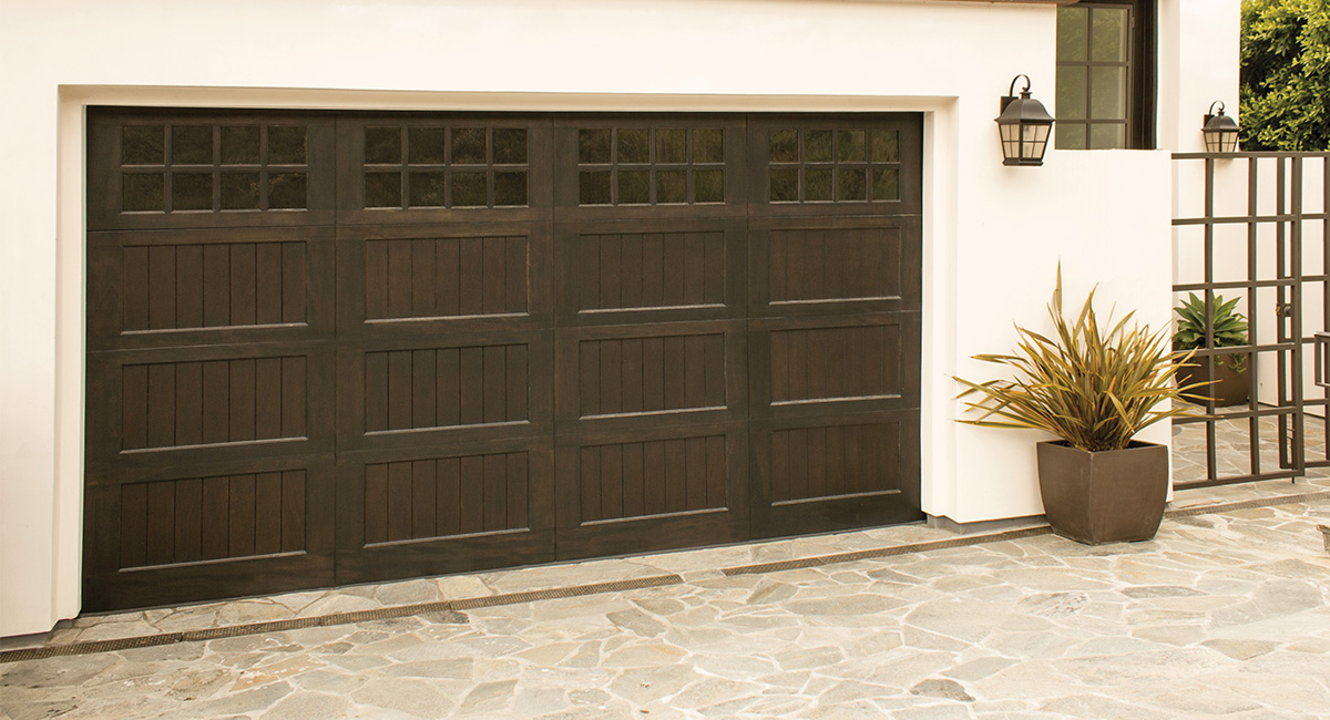 Wood Panel Garage Doors
