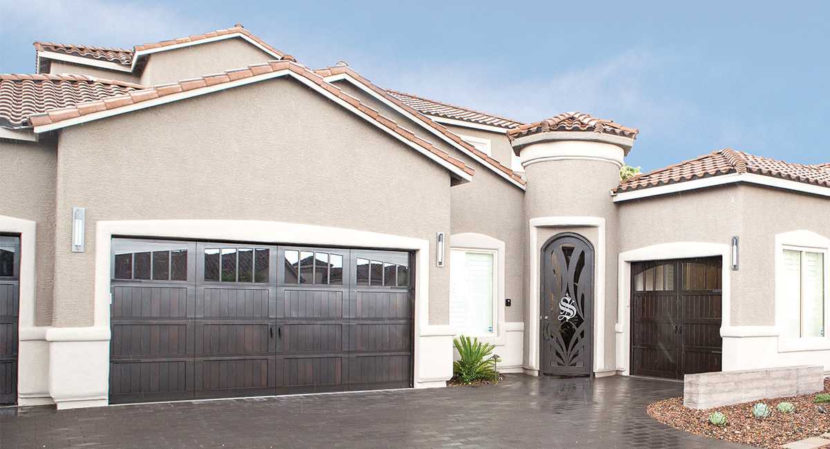 Wood Panel Garage Doors