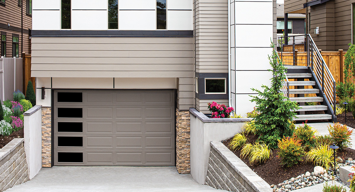 classic steel garage door