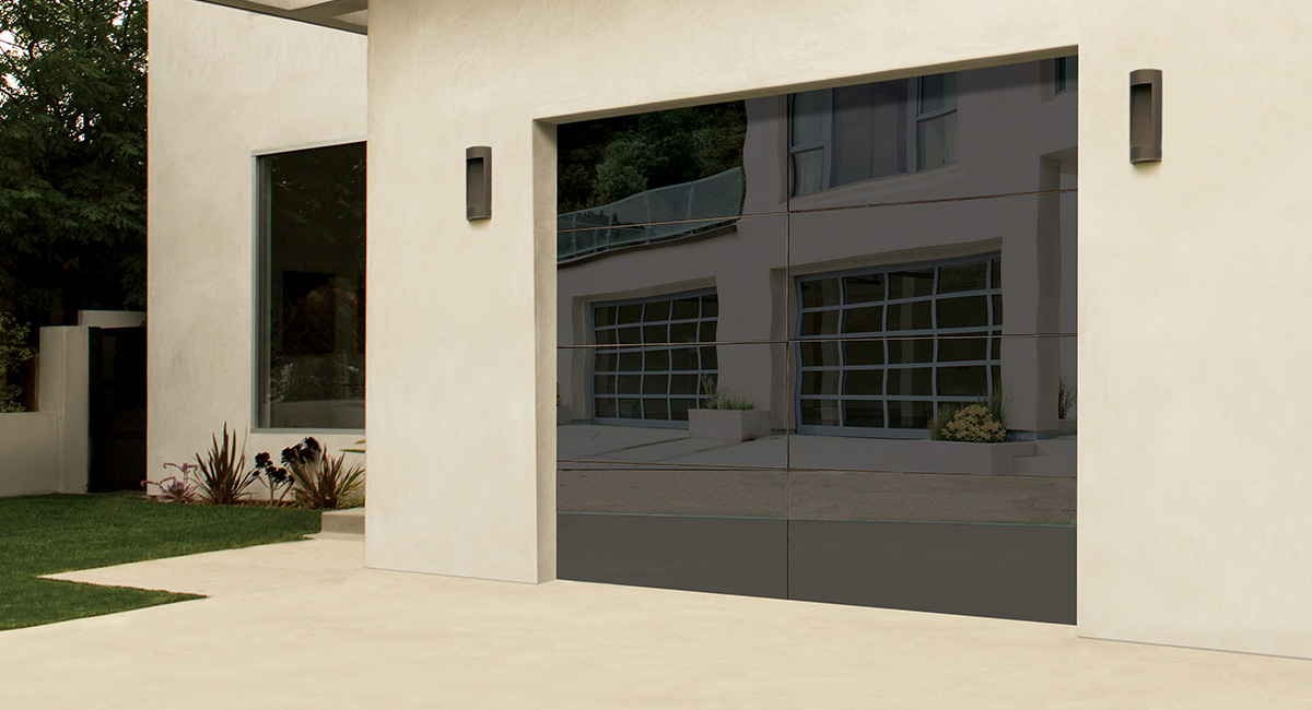 Frameless Glass Garage Door