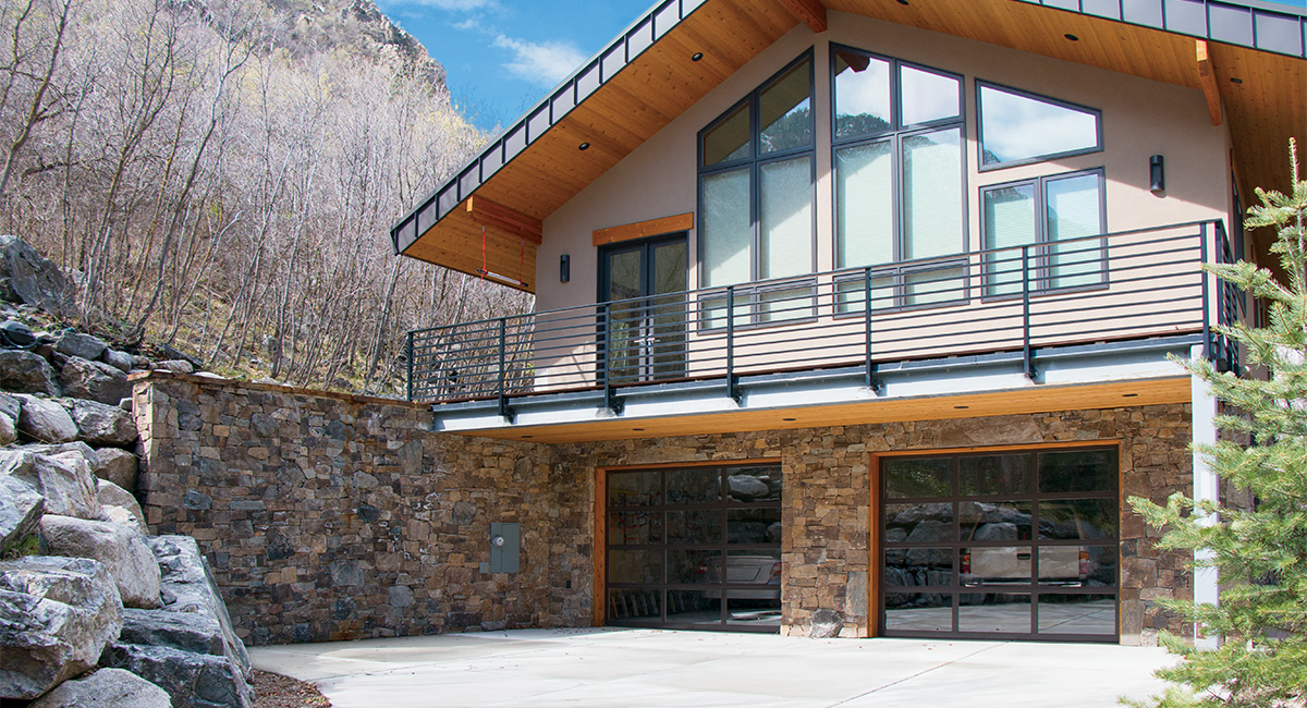 glass garage doors