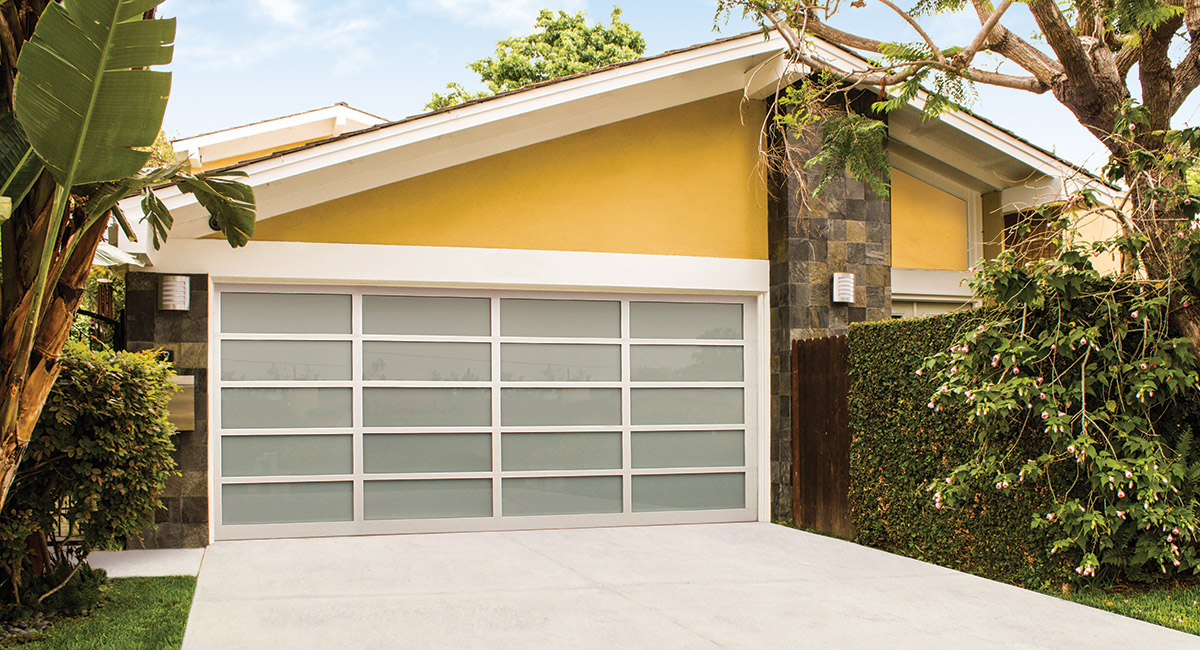 glass garage door