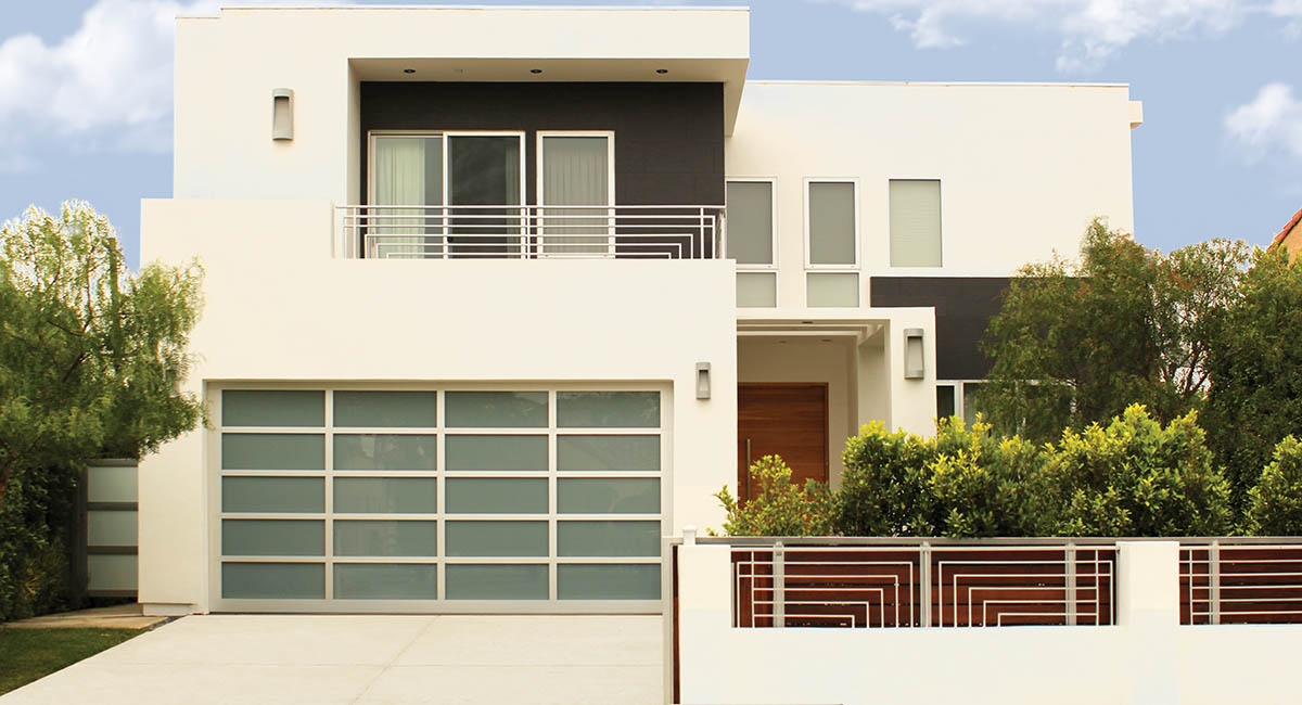 glass garage door
