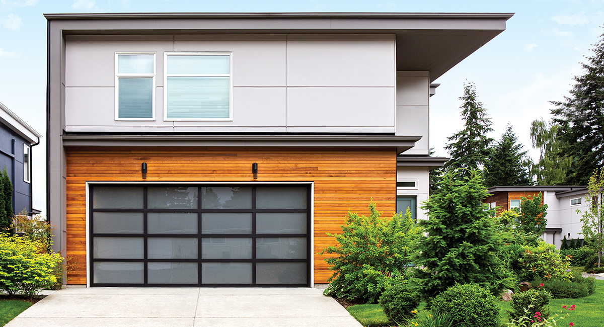glass garage door