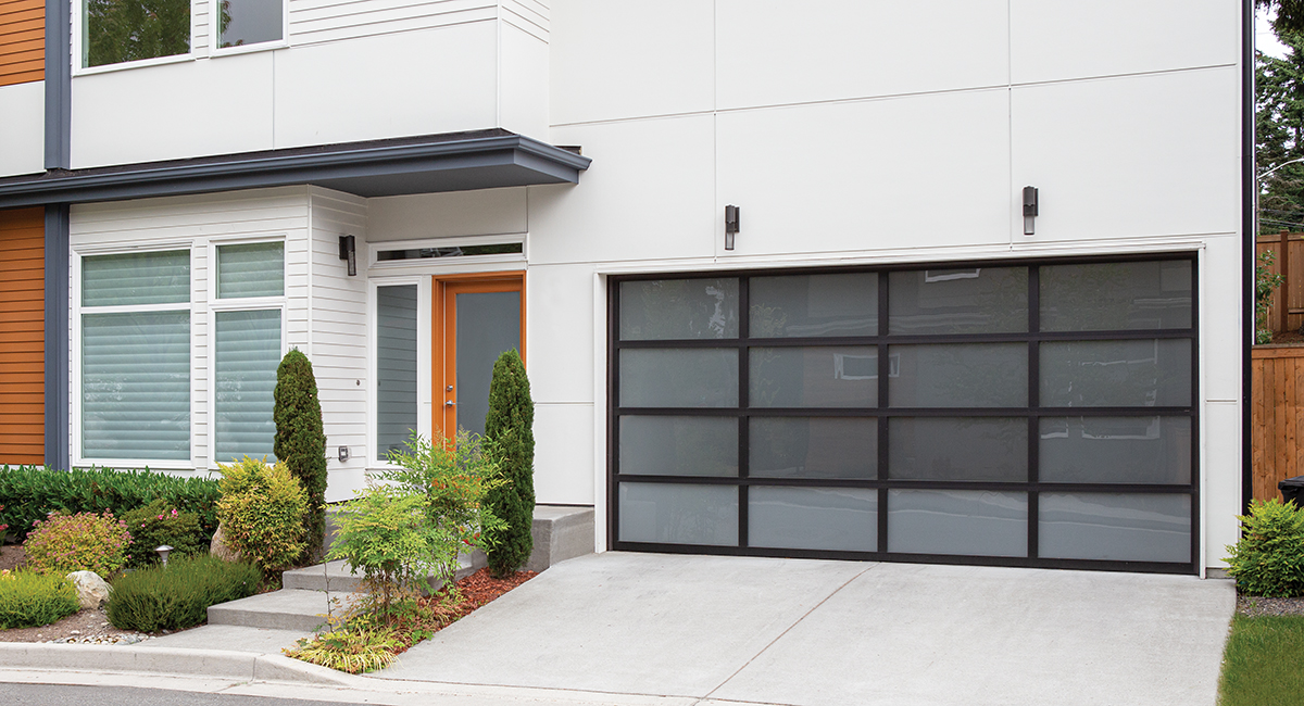 glass garage door
