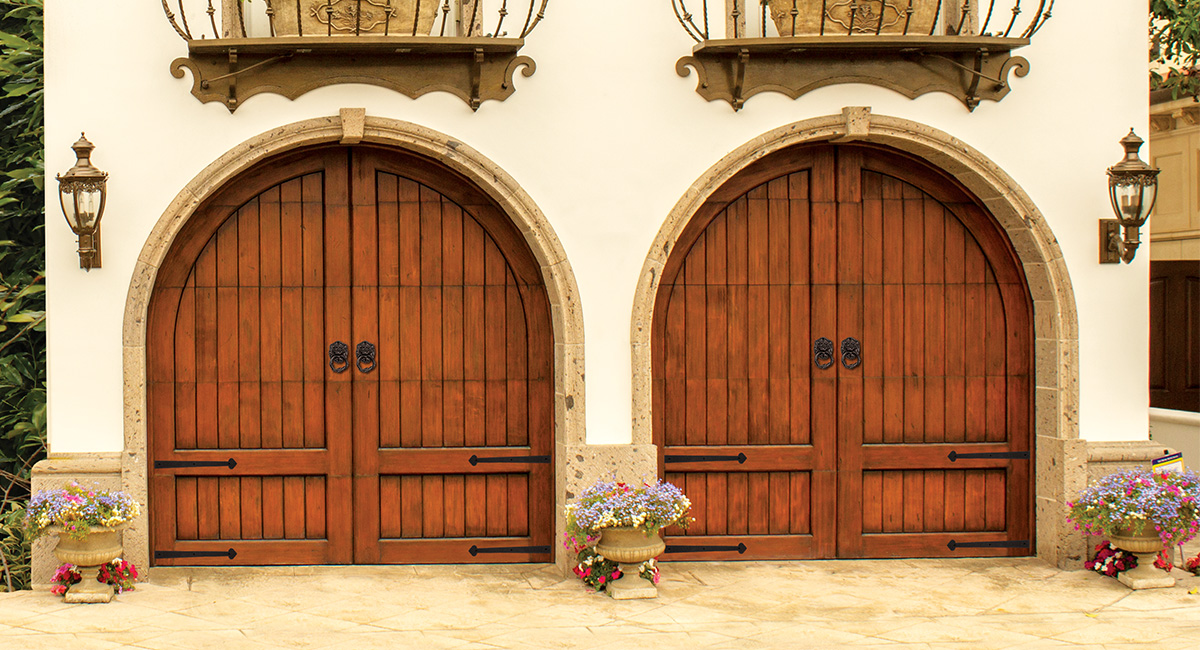 custom wood garage doors