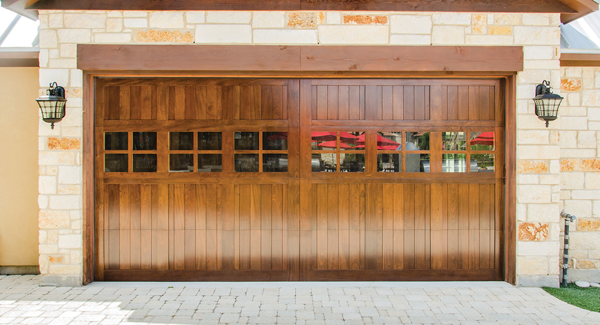 custom wood garage doors